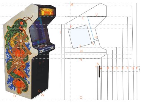 upright arcade cabinet plans